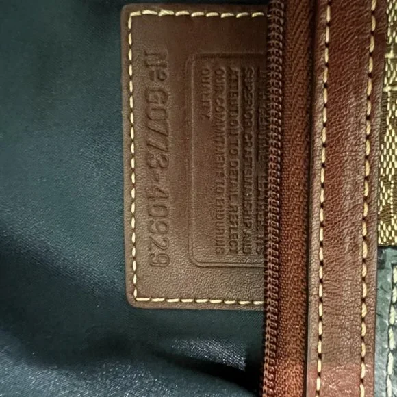 Coach Holiday Limited Edition Patchwork Crossbody Blue, Red, Green, Gold - Picture 8 of 13